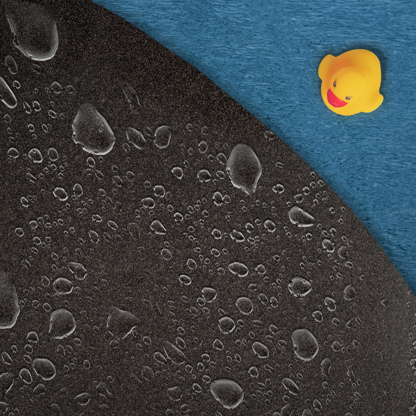 Lukamoo Litter Mat: Orange Tabby, Semi-Circular
