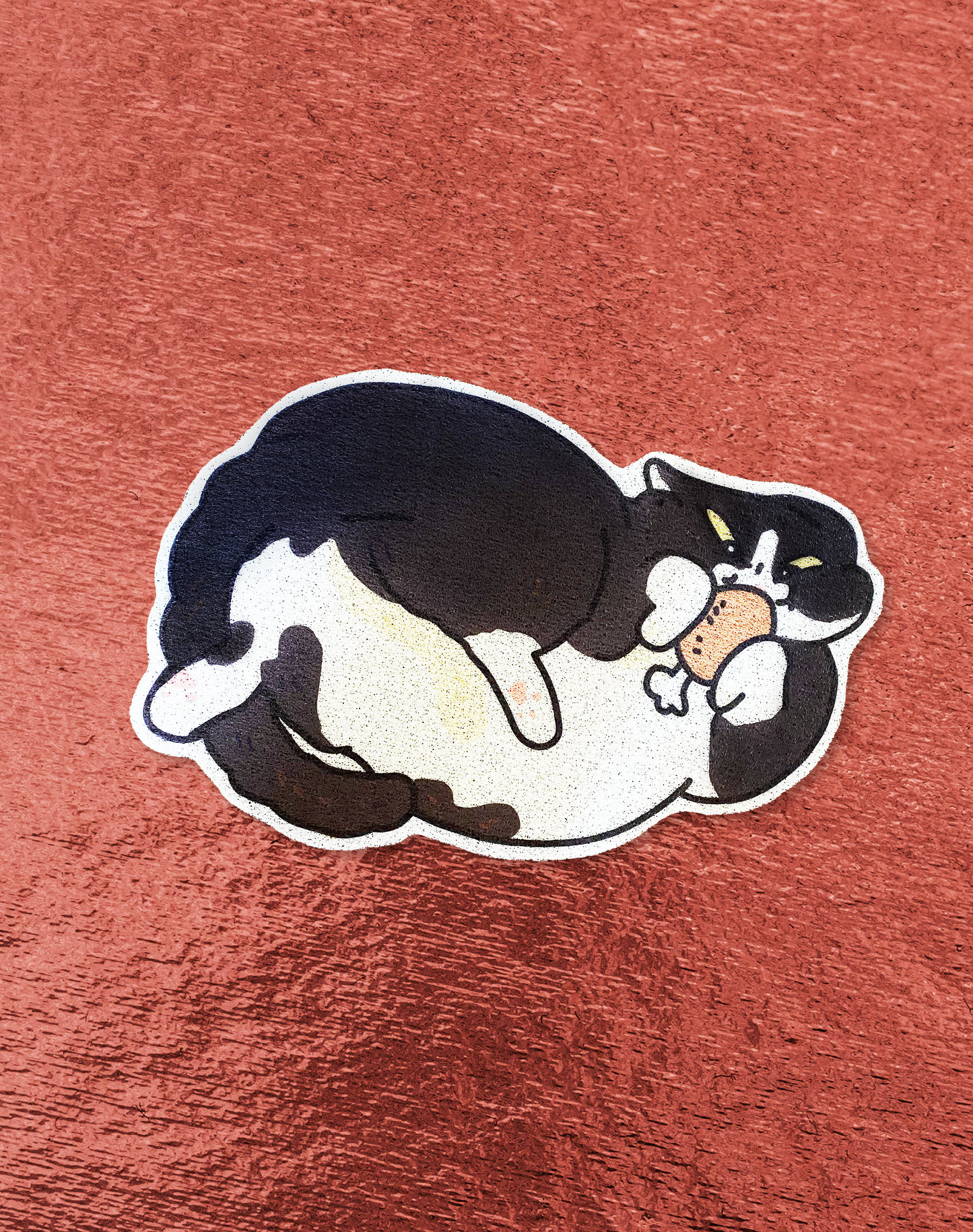 Lukamoo Litter Mat: Tuxedo, Rectangular