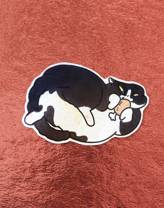 Lukamoo Litter Mat: Tuxedo, Rectangular