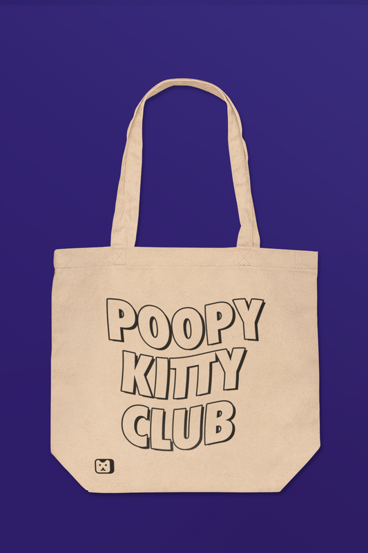 "Poopy Kitty Club" Tote Bag