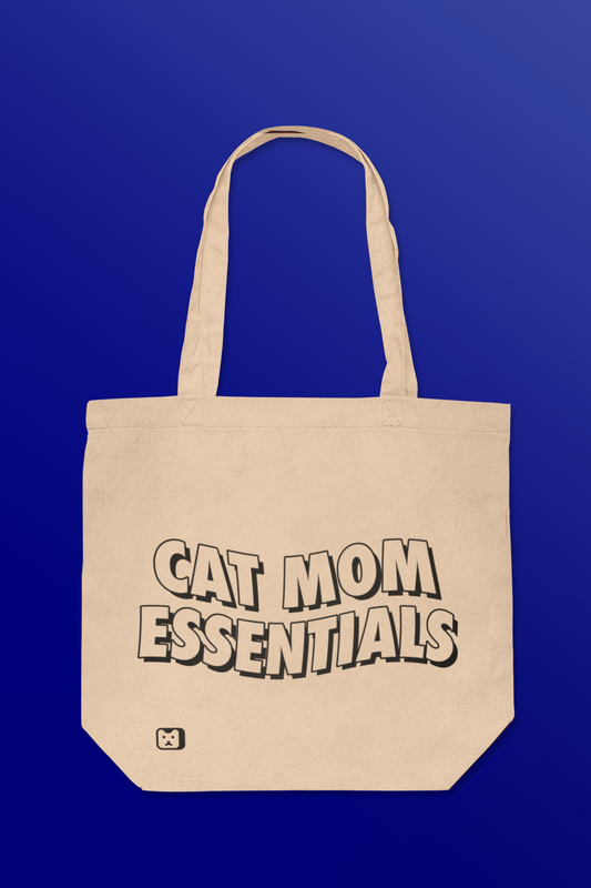 "Cat Mom Essentials" Tote Bag