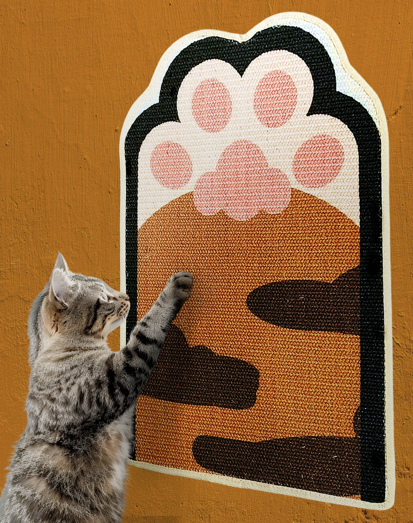 Scratching Pad: Orange Tabby