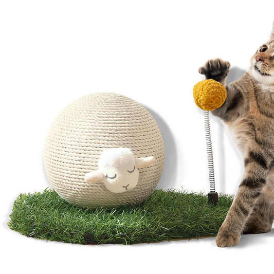 Cat Scratching Post for Indoor Cats: Sheep